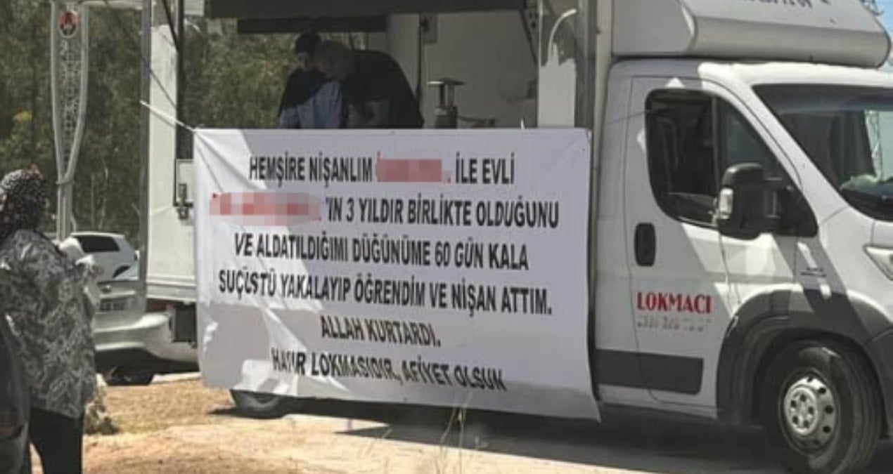 Düğününe günler kala aldatıldığını öğrendi astığı pankart kenti ayağa kaldırdı