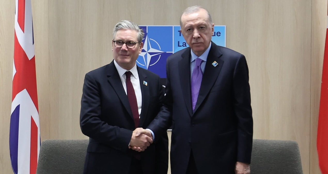 Erdoğan ve İngiltere Başbakanı görüştü